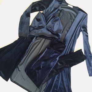 Fashion Nova Velvet Set